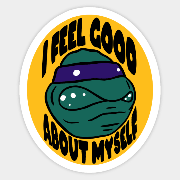 TMNT Self Affirmation Sticker by The Adult Nerd